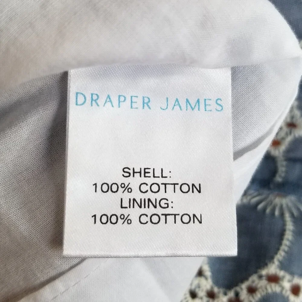 Embroidered Chambray Dress - Picture 7 of 8